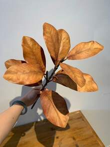 1件人造葉片植物裝飾，適用於居家、辦公桌，情人節禮物 - 彩色 - 查看 7