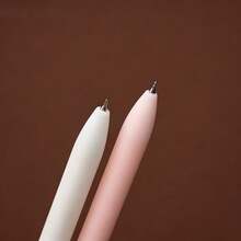 2/4pcs Cute Lazy Bear Design Neutral Gel Pens, Smooth Writing 0.5mm Black Ink - Multicolor - View 8