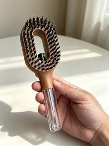 2‑In‑1 Spray Hair Brush Detangler, Built‑In Water Tank Fine Mist Spray Comb, Wet Dry Hair Detangling Brush, Portable Anti‑Overflow Hair Care Styling Tool For Curly Thick All Hair Types - Multiple Styles - View 13
