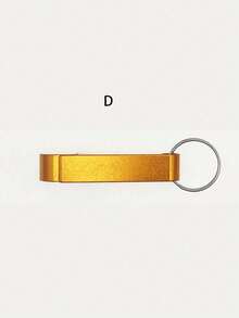 10/6/5/1pc Multifunctional Keychain Bottle Opener, Minimalist Industrial Style, Solid Color Matte Metal Finish, Long Curved One-Piece Design, Integrated Stamped Bottle Opening + Hanging Ring Design, Open Beer And Soda, Portable Key Pendant, Outdoor Portable Tool, Bar And Home Accessory, Promotional Gift, Car Accessory, Kitchen Accessory, Kitchen, Christmas, Camping, Home, Wedding, Halloween - Multicolor - View 13