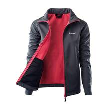 Hitec Hi-Tec Womens/Ladies Lucari Soft Shell Jacket - Moon Grey/Bright Pink - View 4