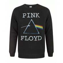 Amplified Mens Dark Side Pink Floyd Sweatshirt - Black - View 1