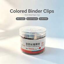 40/60pcs Macaron Multi-Color Long Tail Clips, Ticket Swallowtail Clips, Document Fixing Clips, Secure Grip And Non-Slip, Suitable For Back To School Assignment And Exam Paper Organization, Christmas Holiday Document Classification And Binding, Halloween Theme Planner Material Fixing, Office Stationery Short Video Promotion - Morandi Color - View 13