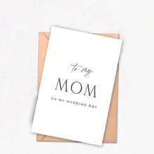 Wedding Day Greeting Card For Parents, Thank You Card For Parents, Parents Memorial Gift, With Envelope - Multicolor - View 8