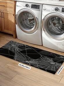 1/2pcs Halloween Doormat, Spider Web Pattern Design, Vintage Diatomaceous Earth Mat, Super Absorbent, Non-Slip, Perfect For Bathroom, Kitchen And Dining Room, Quick Drying, Ideal Home Decor And Bathroom Mat Gift - Multicolor - View 15