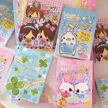 280 Sheets Cute Vintage Cartoon Sticky Notes, Japanese Y2K Girl Rabbit Bottle Pattern Memo Pads, Aesthetic Decorative Stationery Note Paper, Suitable For Scrapbooking And Journaling, Back To School Essentials, Back To School Gift - one-size - View 1