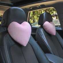 1 buah Bantal Leher Mewah Bentuk Hati untuk Sandaran Kepala Mobil - A - View 2
