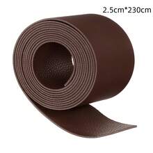 1 Roll Lychee Texture Faux Leather Strip, 1.46 Inches X 98.43 Inches Long, DIY Handmade Faux Leather Material, Suitable For Handmade Crafts, Sewing, Belts, Wallets, Bags, Jewelry Projects, Pet Collars - Type a - View 16