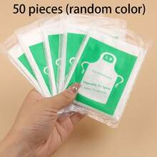 80pcs Disposable Aprons For Kids, Painting Aprons, Cooking Aprons, Art Aprons, Suitable For Children Aged 4-10, Ideal For School Activities, Birthday Parties And Art Projects - Multicolor - View 12