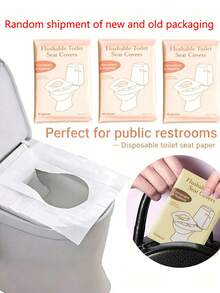 Penutup Dudukan Toilet Sekali Pakai - Dikemas Secara Individual, Bersih dan Higienis, Lembut dan Nyaman, Cocok untuk Perjalanan, Berkemah, Hotel dan Toilet Umum - Perlindungan Higienis, Mudah Dibawa, Tahan Lama, Mudah Digunakan. - MultiWarna - View 9