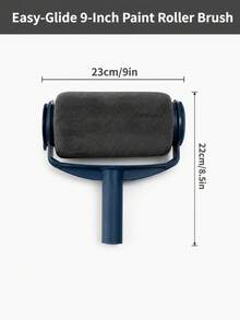 Multi-Function Roller Brush Set (1 Set) - Includes Roller Brush And 3-Section Extension Pole; High-Density Roller Brush Cover Ensures Even Application. Suitable For Latex Paint And Wall Paint, Easy To Operate. Perfect For Wall Repair And Living Room Painting. - Multiple Styles and Colors - View 3
