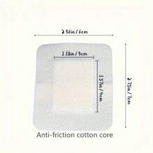 10/20/50pcs Low-Allergenic, Non-Stick Breathable Gauze Bandages, Made Of Spunlace Non-Woven Fabric, Transparent Elastic Adhesive Patches, Providing Protection For First Aid Kits. - Multicolor - View 6