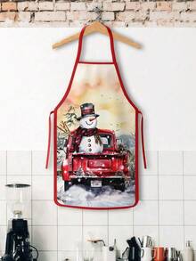 1/2/4pcs Christmas Apron, Christmas Party, Suitable For Kitchen Cooking, Festivals And Parties. It's Also A Great Gift To Give To Friends. - Multicolor - View 11