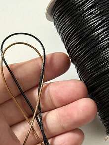 0.5mm/0.8mm/1.0mm/1.5mm/2.0mm Waxed Cord Braiding Rope, Suitable For Bracelets, Necklaces And Pendants, Handmade Supplies, Braiding Rope Accessories, Braiding Rope Crafts - Multi-color - View 5