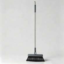 3-In-1 Foldable Broom And Dustpan Set, 2-Piece Broom And Dustpan, Multi-Function Cleaning Tool, Suitable For Living Room, Bedroom, Bathroom, Carpet And Hardwood Floors, Durable Plastic, No Shedding - Broom and Dustpan - View 13