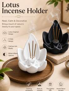 8PCS Creative Lotus-Shaped Aroma Diffuser, A Home Fragrance Decoration That Helps Regulate Mood, Purify The Air, And Aid In Sleep, Meditation, And Relaxation. An Essential Aromatic Tool For Yoga And Meditation Enthusiasts - Multiple Styles - View 3