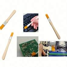 15Pcs Multi-Functional Paint Brush Set With Wooden Handle, Versatile Artist Brushes For Acrylic, Oil Painting, DIY Crafts & Dust Cleaning - Multicolor - View 5