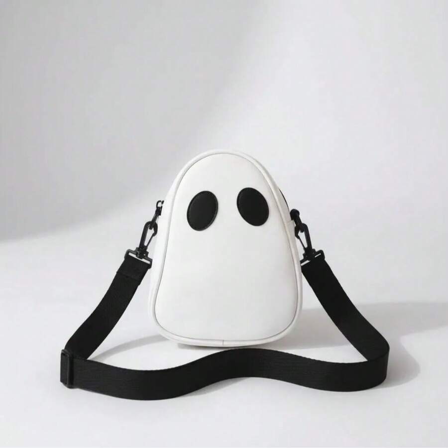 Klaudinni bolsa con dieño de fantasma - Negro - Ver 1