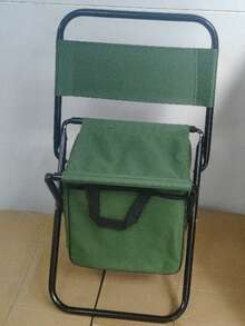 3-In-1 Folding Camping Chair With Ice Pack, Lightweight Portable Outdoor Fishing Stool With Backrest And Insulated Storage, Suitable For Picnic And Hiking - Multicolor - View 12