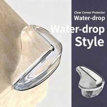 50/20/10pcs Transparent Soft Thickened Right Angle Corner Guards, Anti-Collision Corner Protectors For Table Sharp Corners, Suitable For Home Life, Housewarming Gifts, Office Desk Corner Protection, School Desk Corner Anti-Collision Protection, Baby Birthday Party Decoration Protection And More Occasions - View 1