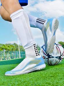 1 Pair World Cup Style Latest Women's Football Shoes, TF Turf Studs Training Cleats - White - View 6