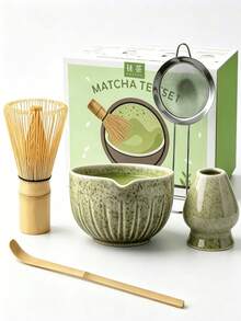 1pc/5pcs Matcha Tea Set, Matcha Bowl, Matcha Full Set Tools, Complete Matcha Tools, Matcha Whisk Set - Multicolor - View 1