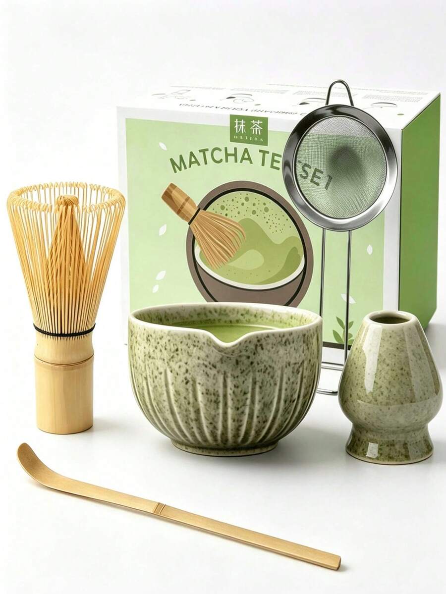 1pc/5pcs Matcha Tea Set, Matcha Bowl, Matcha Full Set Tools, Complete Matcha Tools, Matcha Whisk Set - Multicolor - View 1