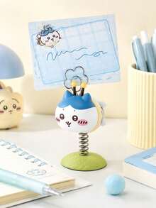 MINISO Chiikawa Bee Costume Spring Bobble Ornament, 1 Random Design, Cute Character Desktop Monitor Decor For Desk Shelf, Birthday Christmas Gift - Random One - View 4