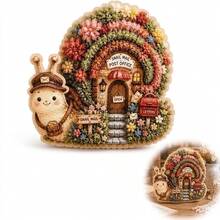 1 Set Honeycomb Honey Shop 3D Fabric Punch Art DIY Handmade Kit, Rustic Floral Bee Theme No-Sew Home Decor Set, Suitable For Home Decoration, Room Decor, Desktop Display, Bookshelf Decoration, DIY Craft Projects, Creative Handmade Gifts, Spring Seasonal Decoration - DIY Punch Needle Craft Kit - View 15