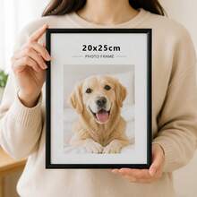 SURELIFE 1件現代極簡相框 A4 30x40cm 50x70cm 照片與海報框，壁掛或桌面式家居裝飾，適用臥室與客廳 - 黑色 - 查看 14