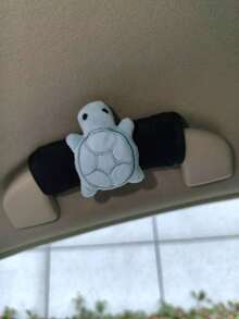 Cute Turtle Plush Car Roof Handle Cover Soft Grip Handle Protector Interior Decoration Accessory - Multicolor - View 7
