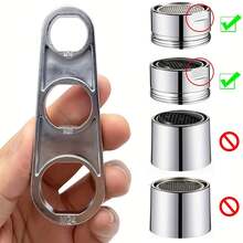 1pc Faucet Aerator Wrench, Multi-Purpose Faucet Aerator Key, 6 Sizes 16/18/20/22/24/28mm, Sink Aerator Removal Tool, Suitable For Kitchen Bathroom Faucet Parts Repair Wrench - 1pc - View 9