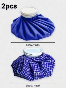 1/2pcs Reusable Fabric Ice Packs, Refillable With Water, Suitable For Summer Cooling And Daily Use, Leak-Proof Material, Wide Mouth Design For Easy Filling, Multi-Purpose - Multicolor - View 12