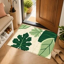 1 buah, Keset Dapur Imitasi Kasmir Bermotif Daun Hijau, Keset Lantai Dapur Penyerap Air, Karpet Dapur, Keset Panjang, Keset Depan Wastafel, Cocok Untuk Dapur, Kamar Mandi, Pintu Masuk, Lorong, Ruang Cuci dan Dekorasi Rumah - MultiWarna - View 6
