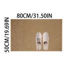 1pc Rectangular Floor Mat, Hallway Runner Carpet, Carpet, Runner Rug, Area Small Rug, Mat, Home Decor, Area Rug, Living Room Area Rug, Living Room Home Decor, Room Decor, Washable Carpet - Brown - View 18