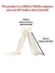 1pc Giant Bow Decor, Suitable For Birthday Party Backdrop, Room Wall Decoration, Oversized Ribbon Hanging Decor, Gift Wall Decor, Photo Prop, Great For Bridal Shower, Wedding Party, Christmas Decoration, Christmas Home Gift, Christmas Decor(25in*47in - Multicolor - View 16