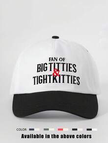 1pc Outdoor Embroidered BIG Colorblock Baseball Cap, Adjustable Sun Protection Casual Hat, Suitable For Spring/Autumn Travel, Fashionable Versatile Sun Hat For Men, Y2K Style Youth Cap - Baseball Cap - View 17