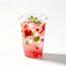 400/500ml Set Transparent Cups With Lids, Straight Lid Ice Drink Cups, Reusable Smoothie Cups, Suitable For Cold Drinks, Juice And Milkshakes - Halloween/Christmas/Birthday Party Essentials - Transparent - View 5