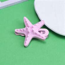 Highly Attractive Creative Starfish Duckbill Hair Clip, Fresh Seaside Style Side Clip, Girl's Bangs & Loose Hair Clip, Summer Updo Minimalist Decorative Hair Accessory - Multicolor - View 11