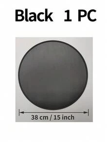 1pc/4pcs, 15 Inch Solid Color Round Faux Leather Placemats, Waterproof & Oil-Resistant, Washable Table Decor Mats, Non-Slip & Durable Western Style Placemats; Suitable For Restaurants, Cafes, Homestays; Perfect For Holidays, Parties, Gatherings, Birthdays, Weddings, Dinners. - Multicolor - View 16