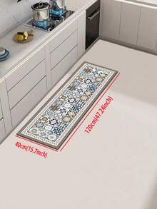 1pc Colorful Mixed Pattern Kitchen Mat, 3.5mm Soft Rubber Material, Absorbent And Easy To Clean, Suitable For Hallway, Bathroom, Living Room, Outdoor Door Mat And Toilet, All-Season Use, Suitable For Various Holidays - Multicolor - View 17