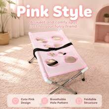 Foldable Pet Grooming Bed, Pet Bathing Stand, Home/Pet Store Cat & Dog Grooming Table - Multicolor - View 12