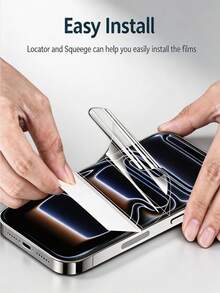 6IN1 3 Pcs Back Hydrogel Film Screen Soft Protector And 3 Pcs HD Hydrogel Film Screen Protector Compatible With IPhone 18 Pro Max/17/16/15/14/13/12/11 - Clear - View 3