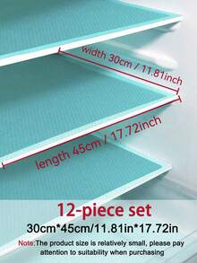 4/8/12pcs Waterproof Small Refrigerator Mat - Moisture-Proof, Non-Slip, Washable And Reusable, EVA Material, Novel Lemon Pattern, Suitable For Small Refrigerators And Kitchen Decor, Refrigerator Mat, Drawer Mat, Shoe Cabinet Mat, Cabinet Mat - View 49