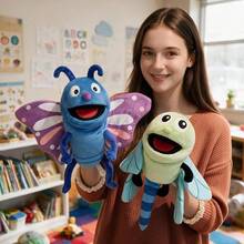 1pc Cute Insect Children's Hand Puppet - Perfect Birthday Gift And Role Play Prop - Multicolor - View 7