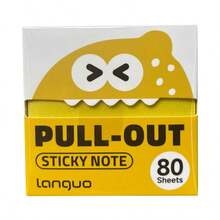 80 Sheets Transparent Pull-Out Sticky Notes | Magic Stationery Pull-Out Divider Sticky Notes, 3x3 Inch Transparent Reusable Office Sticky Notes, Suitable For Office Work, Glitter Sticky Notes, Shiny Sticky Notes, Smooth Writing, Waterproof Quick Dry, No Clogging, No Residue, Resealable, Office Supplies Work Accessories, Strong Adhesion, Gift For Classmates, Teachers, Christmas And Halloween Greeting Cards - A - View 12
