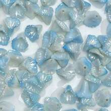 140pcs Multicolor Pearl Luster Morning Glory Acrylic Center Hole Loose Beads For DIY Bracelets, Phone Charms, Keychains Handmade Craft Supplies - Multicolor - View 18