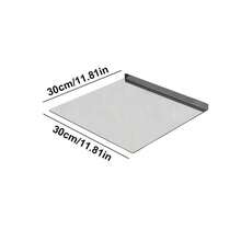 1pc Stainless Steel Cutting Board, Kitchen Essential - Large Stainless Steel Cutting Board With Lid And Non-Slip Pad, Suitable For Countertop, Used For Cutting Meat, Vegetables, Bread And Baking, Kitchen Accessory - Silver - View 13