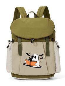 Myco Cute Halloween Pumpkin Backpack, Skull Outdoor Casual Backpack, Unisex Student School Bag - "Trick Or Treat" Design, Best Gift For Friends And Lovers - Multicolor - View 14