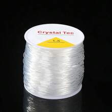 1 Roll 0.5-1.2mm Handmade DIY Transparent Crystal Elastic String, Suitable For DIY Beading, Jewelry Making, Handicrafts-Perfect For Wearing Crystal Beads, Agate Jade Bracelets - Multicolor - View 7